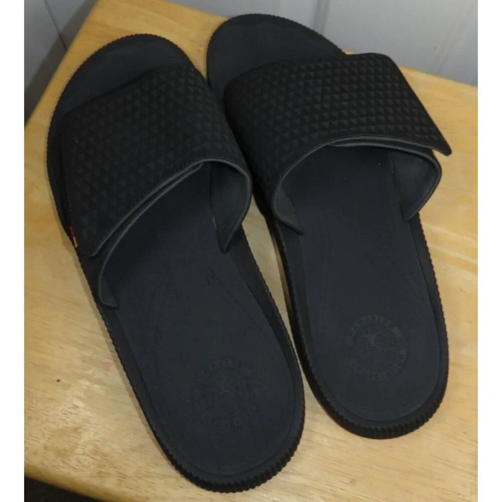 Olukai Halo Olu-M Slide Sandals Hook & Loop Adjustable Men's Size US 14/EU 47